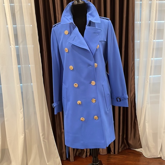 New! Burberry Sky Blue Trench Coat 🧥 - Picture 3 of 16